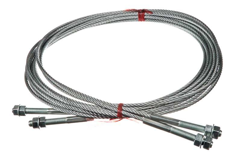 Wire rope for two-post hoist